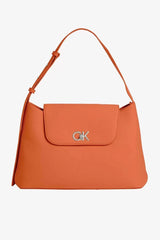 Calvin Klein K610773 Acc Re-Lock Tote Md Orange