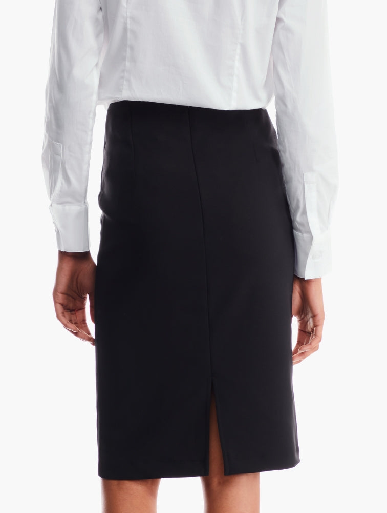 Polo Wmn Pencil Skirt Black