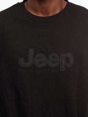 Jeep Logo Applique Crewneck Black