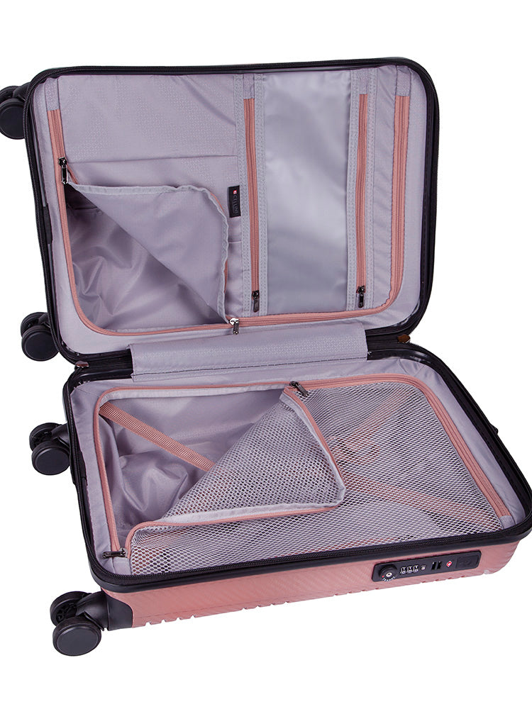 Cellini La Strella Trolley Case 4Whls Pink