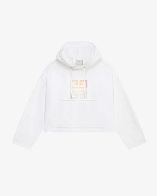 Givenchy 4G Peace Logo Hoodie in White