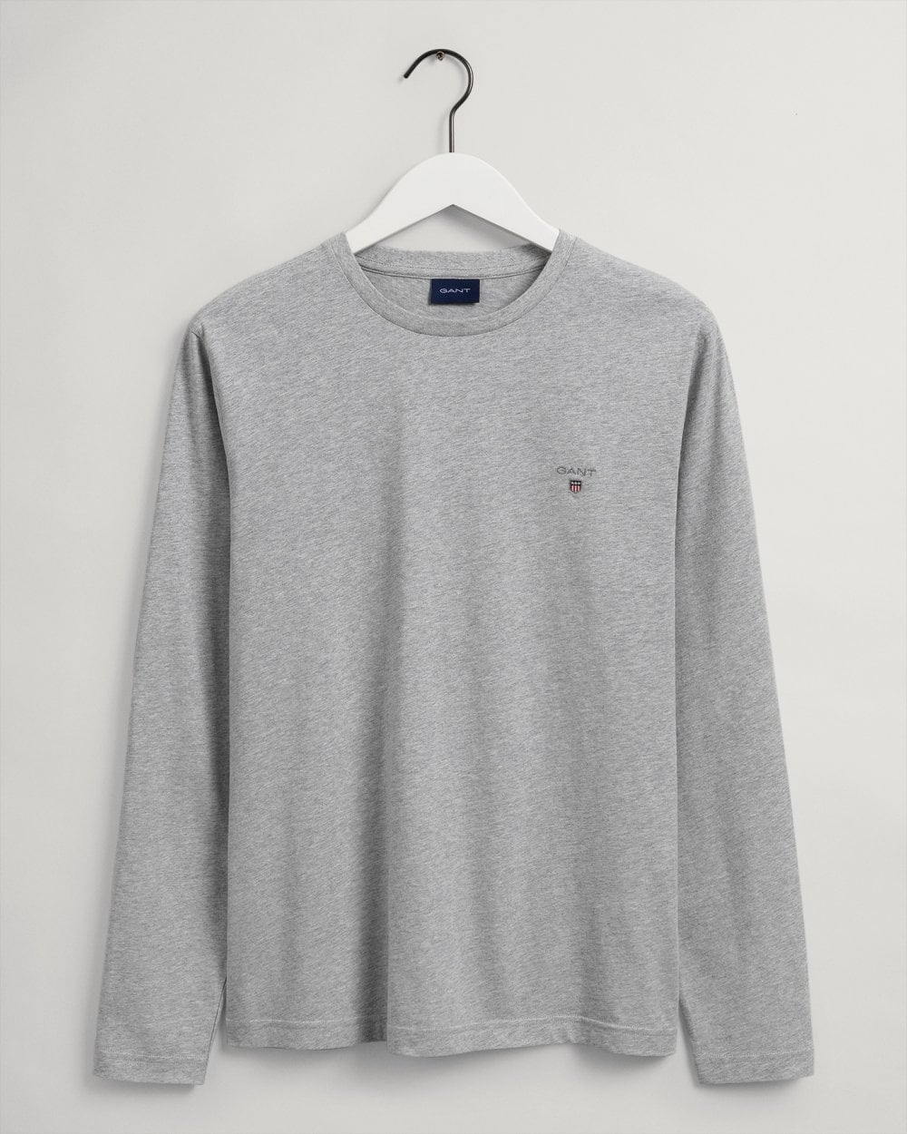 Gant 342098 Original Ls T-Shirt Light Grey