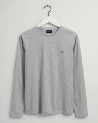 Gant 342098 Original Ls T-Shirt Light Grey