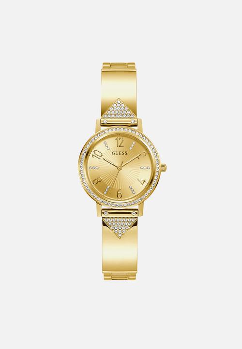 Guess Tri Luxe Gold Bangle For Women