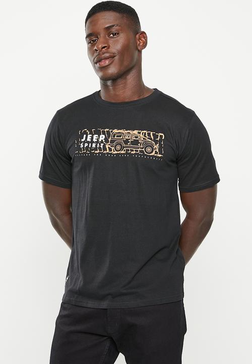 Jeep Fashion Graphic T-Shirt Black