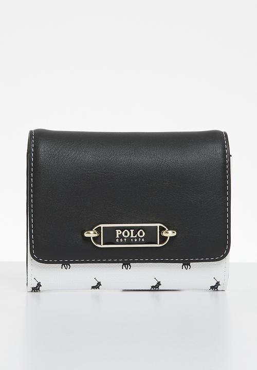 Polo Marina Small Clutch Purse Black Sedgars SA