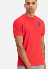 Alpha Industries Nasa Apollo T Shirt Red