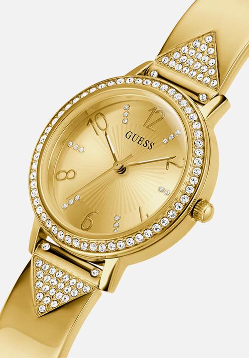 Guess Tri Luxe Gold Bangle For Women