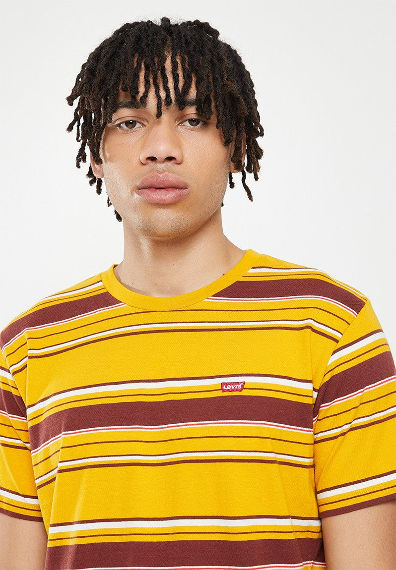Levis Ss Classic Hm Tee Post Up Gold Stripe