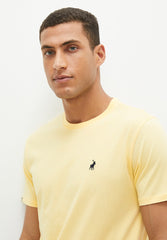 Polo Mens Crew Neck Ss Tee Yellow