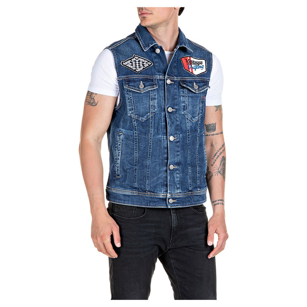 Replay Mv863S 425 296 Jacket Denim