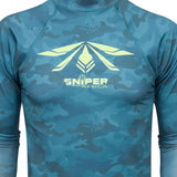 Sniper Mens L/S Rash Vest Csmrv  Coral