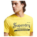 Superdry M Vintage Merch Store Tee Yellow