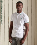Superdry-M-Tipped Polo Leo Polos  Green