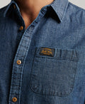 Superdry M Vintage Loom S/S Shirt Medium