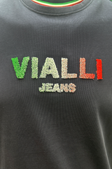 Vialli Vj23Sm43 Eddon T Shirt Navy