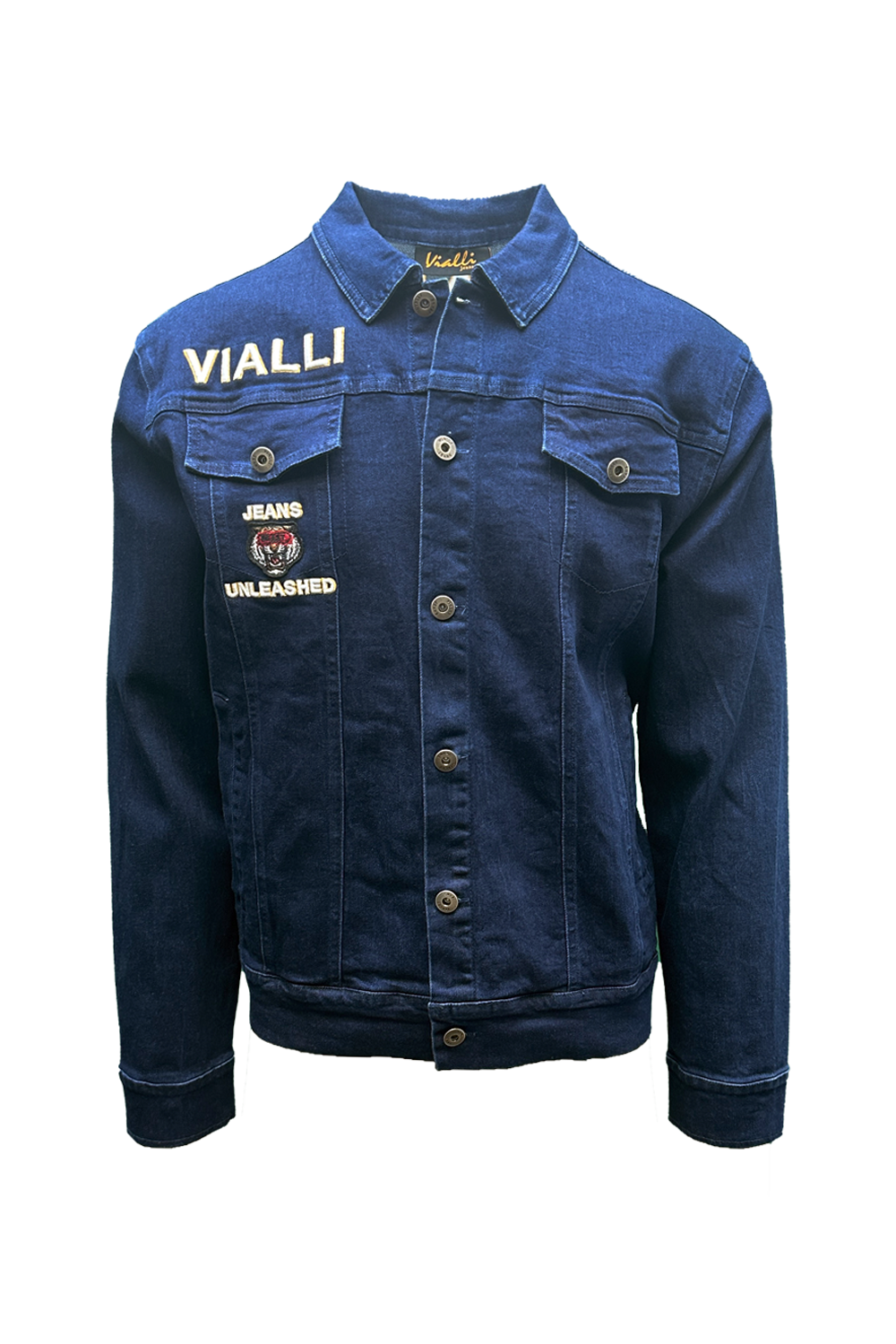 Vialli Vj23Wt45 Crown Jacket Blue