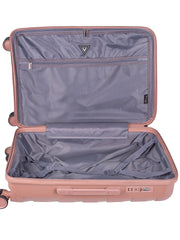 Voyager Pacific 4 Wheel Trolley Case Dusty Pink