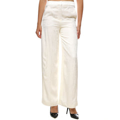 Karl Lagerfeld 235W1004 Logo Tailored Trousers  Of White